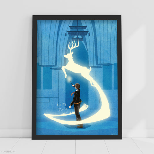 HARRY POTTER Print – Harry Potter Patronus Poster Wall Art