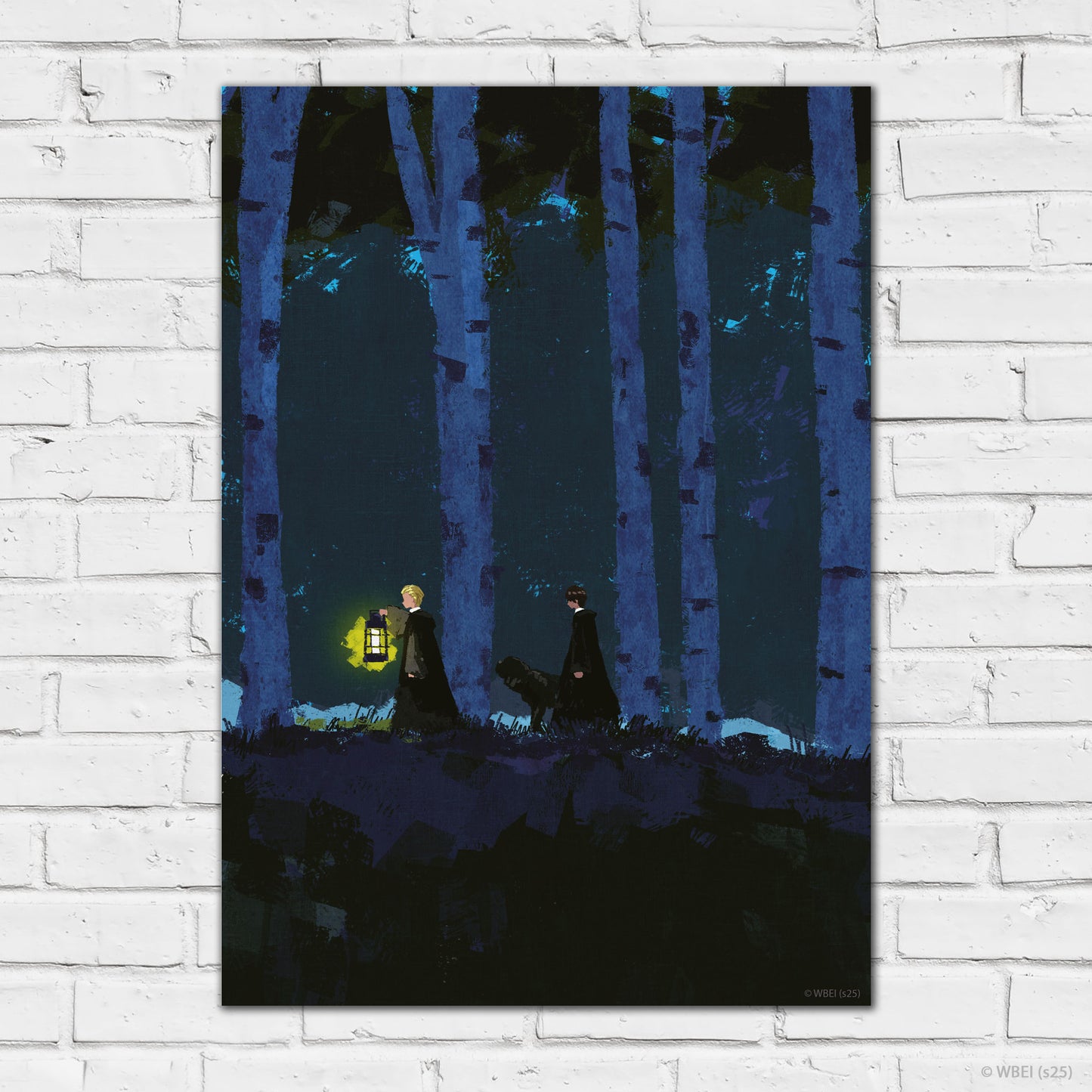 HARRY POTTER Print – Harry And Draco Forbidden Forest Poster Wall Art