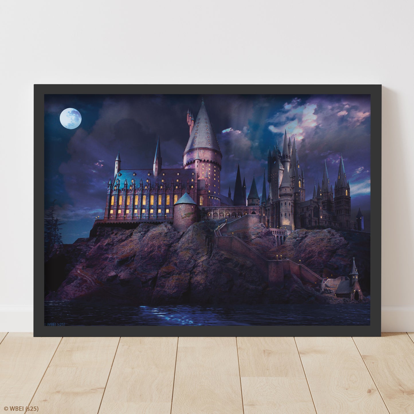 HARRY POTTER Print – Hogwarts Castle Night Time Poster Wall Art