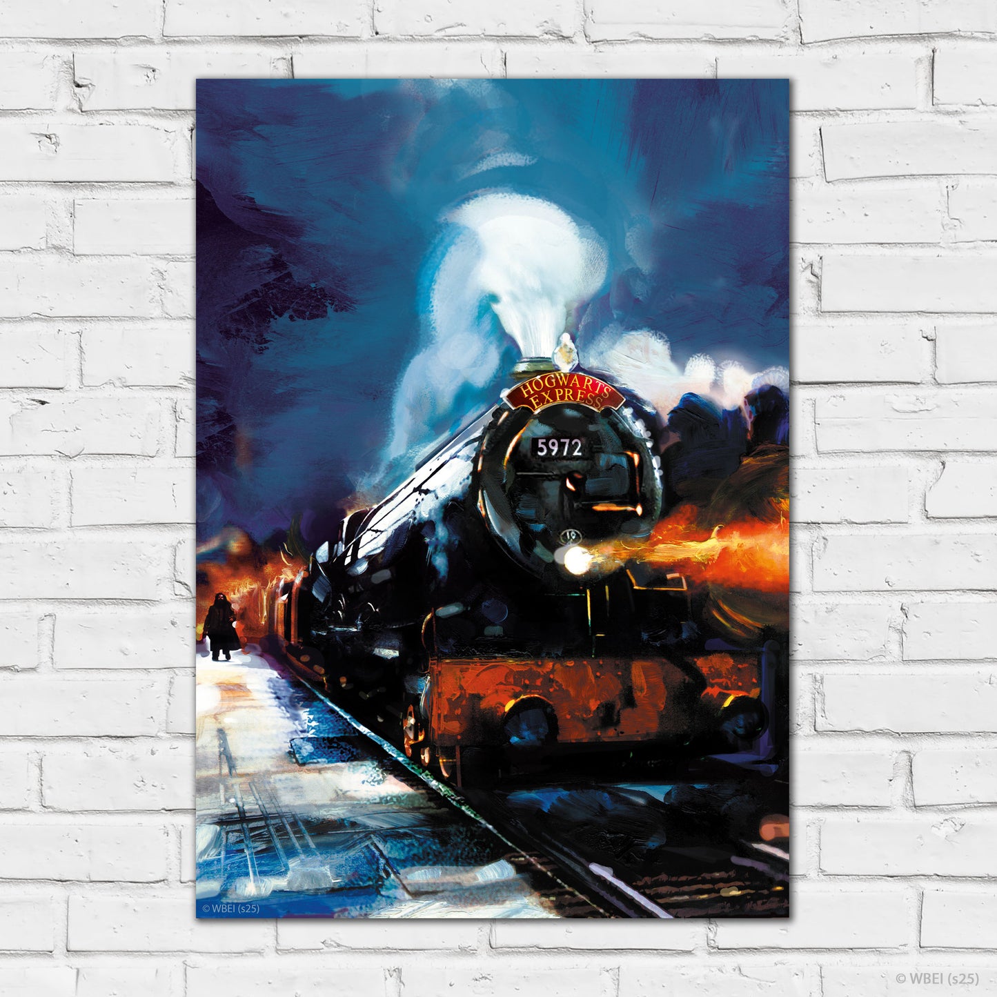 HARRY POTTER Print – Hogwarts Express Artistic Poster Portrait Wall Art