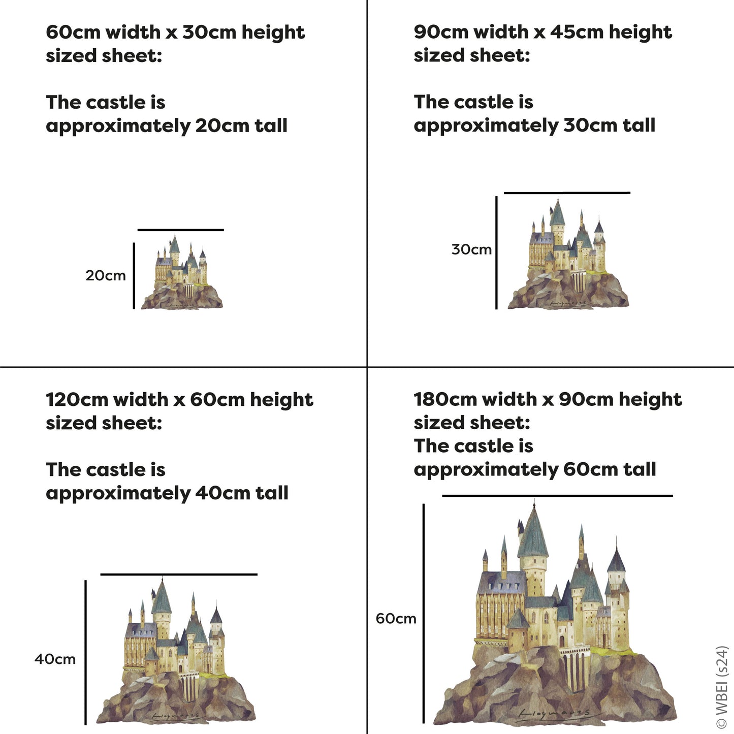 HARRY POTTER Wall Sticker – Magical World Icons Decal Set Wizarding World Art