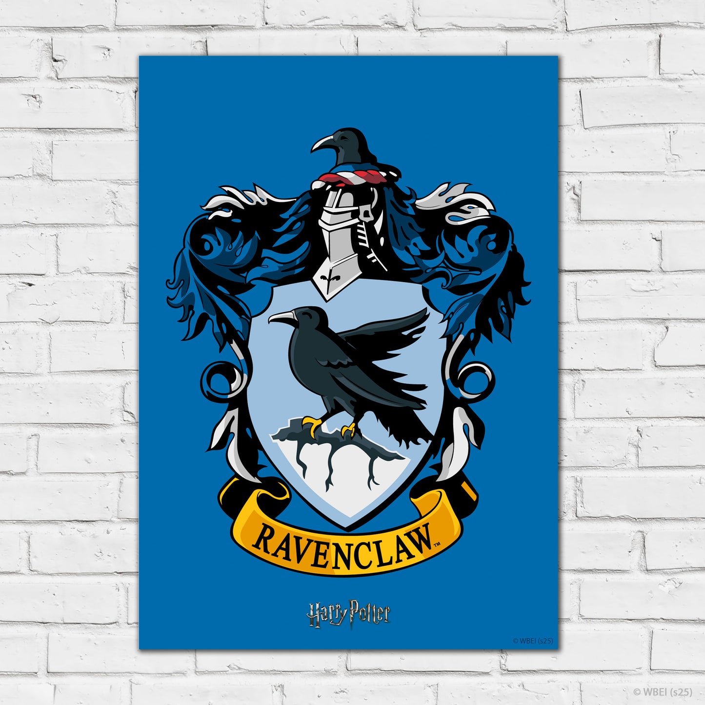 HARRY POTTER Print – Ravenclaw Crest Poster Wall Art