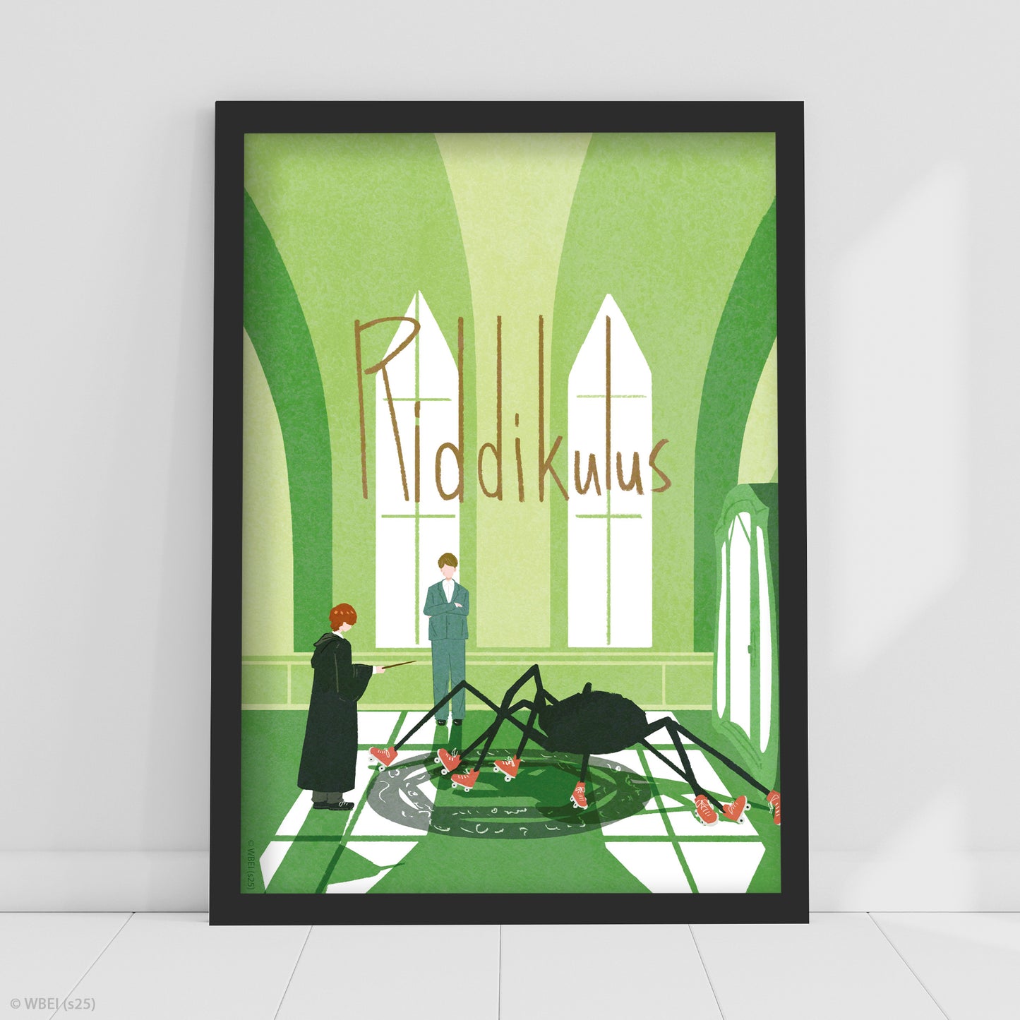 HARRY POTTER Print – Riddikulus Spell Illustration Poster Wall Art