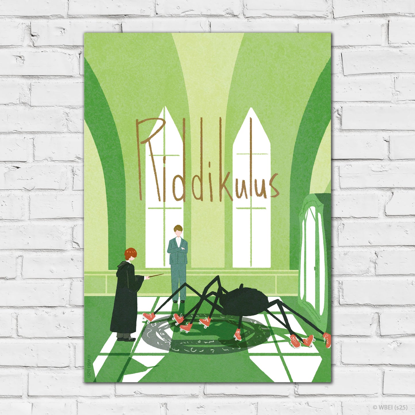 HARRY POTTER Print – Riddikulus Spell Illustration Poster Wall Art