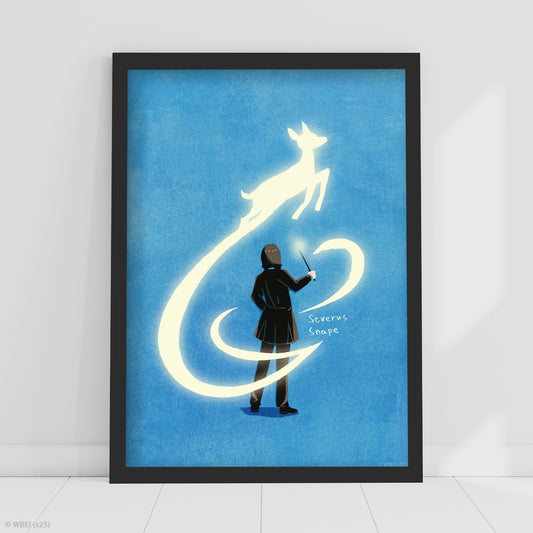 HARRY POTTER Print – Severus Snape Patronus Poster Wall Art