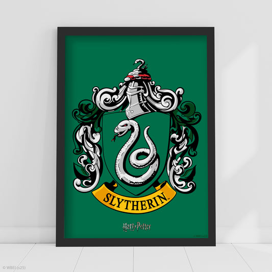 HARRY POTTER Print – Slytherin Crest Poster Wall Art