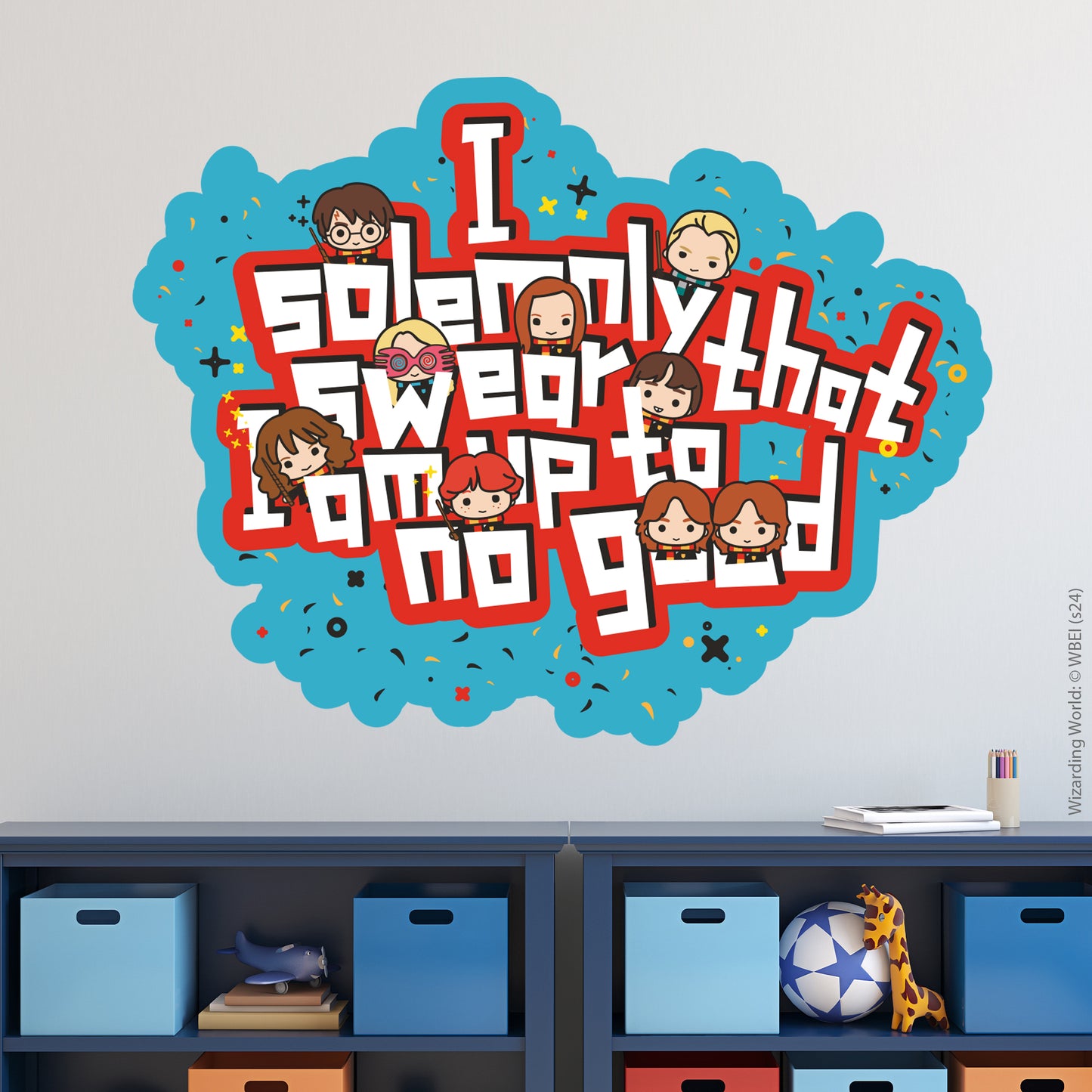 HARRY POTTER Wall Sticker – Solemnly Swear Charm Wall Decal Wizarding World Art