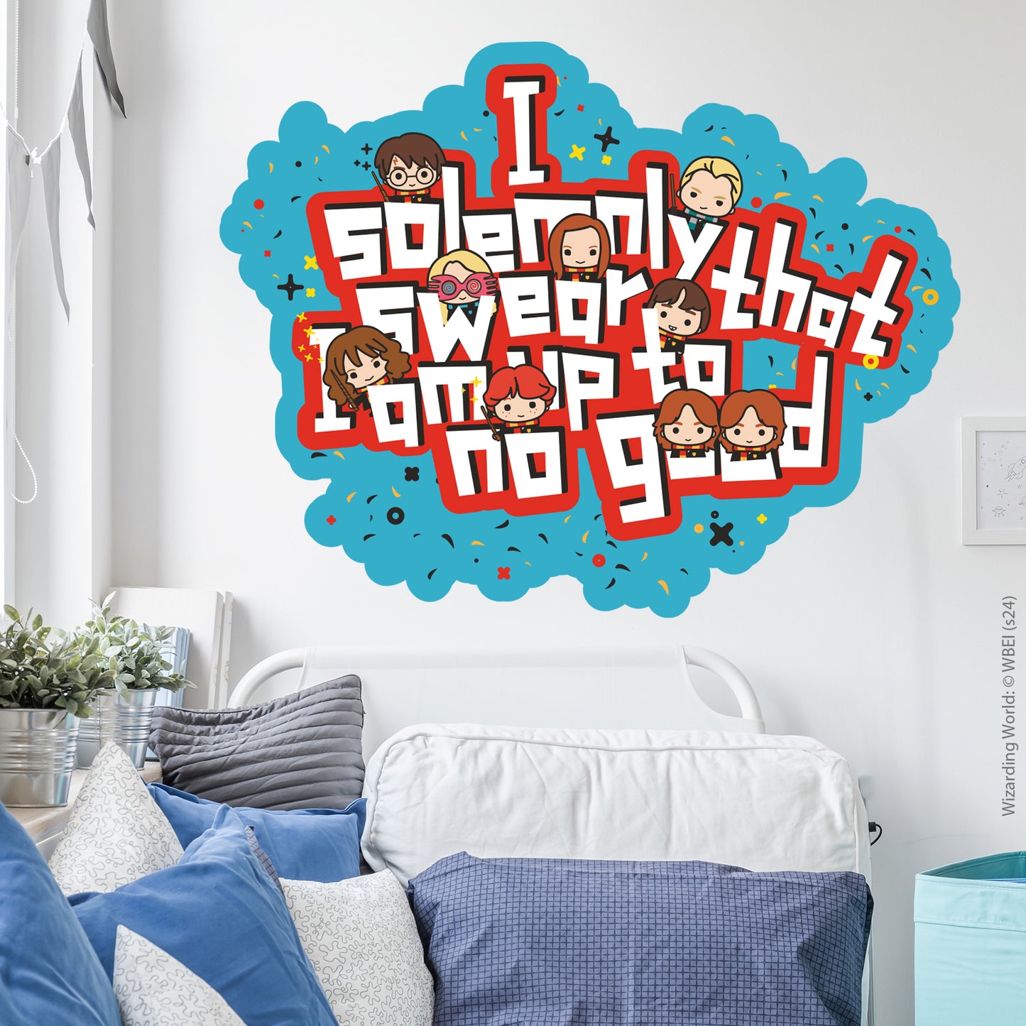 HARRY POTTER Wall Sticker – Solemnly Swear Charm Wall Decal Wizarding World Art