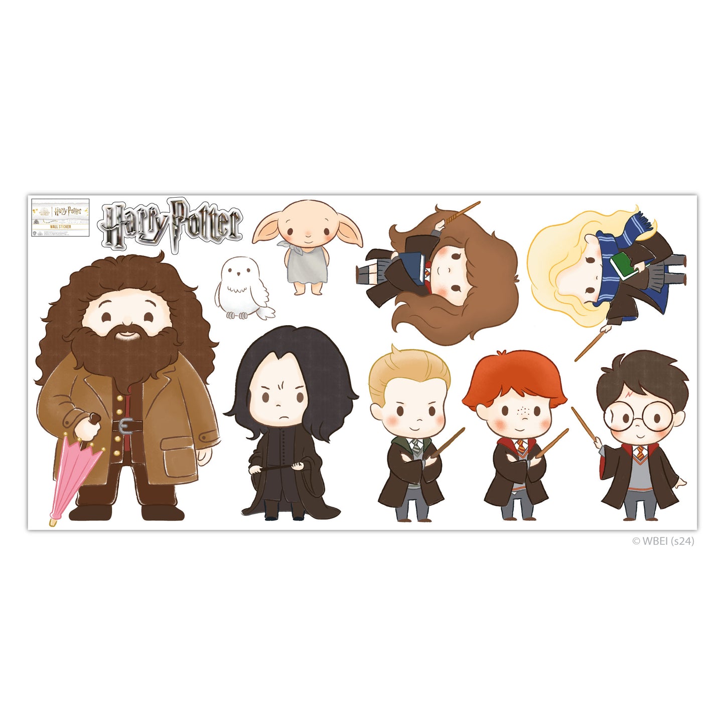 HARRY POTTER Wall Sticker – Tiny Magic Character Decal Set Wizarding World Art