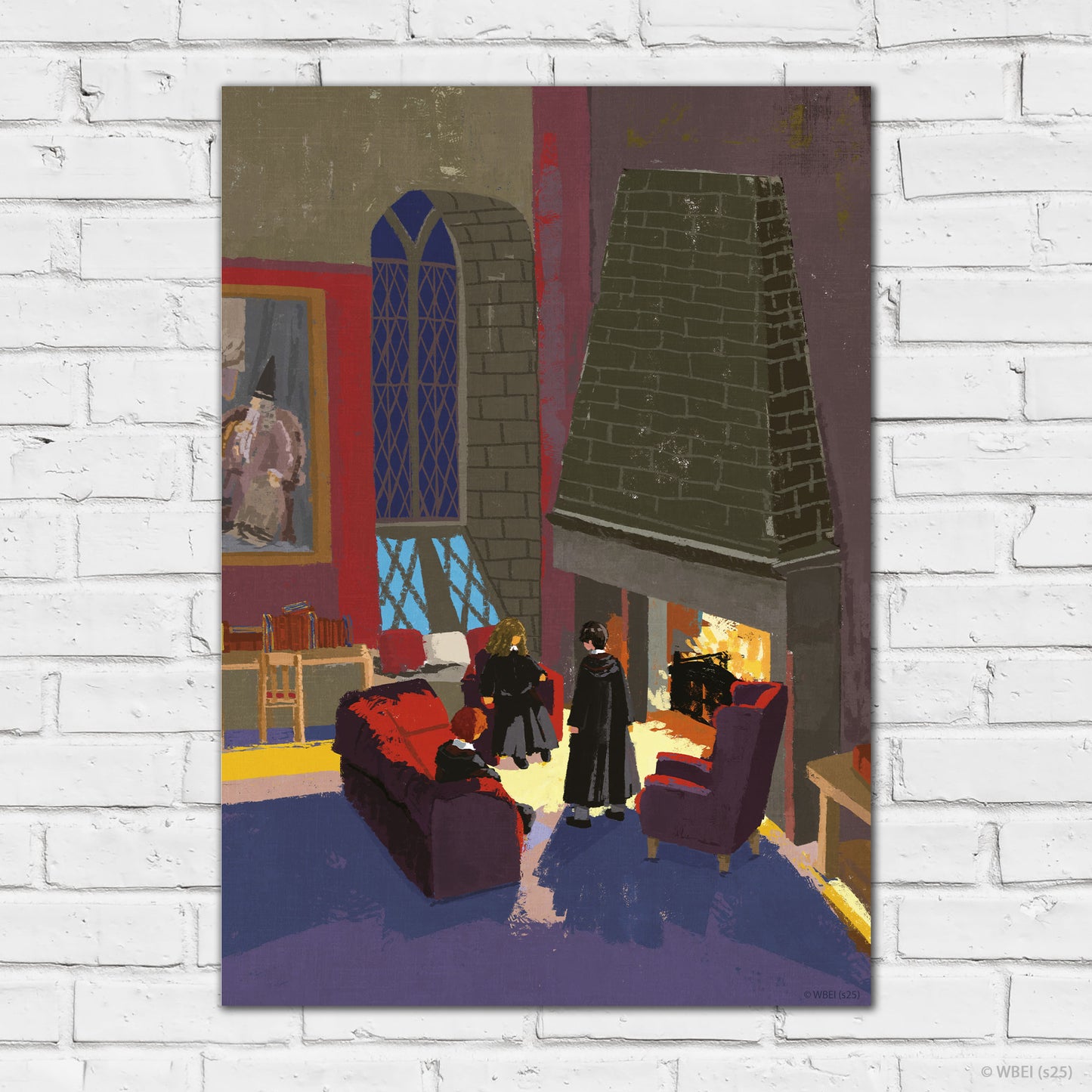 HARRY POTTER Print – Trio In Common Room Poster Wall Art