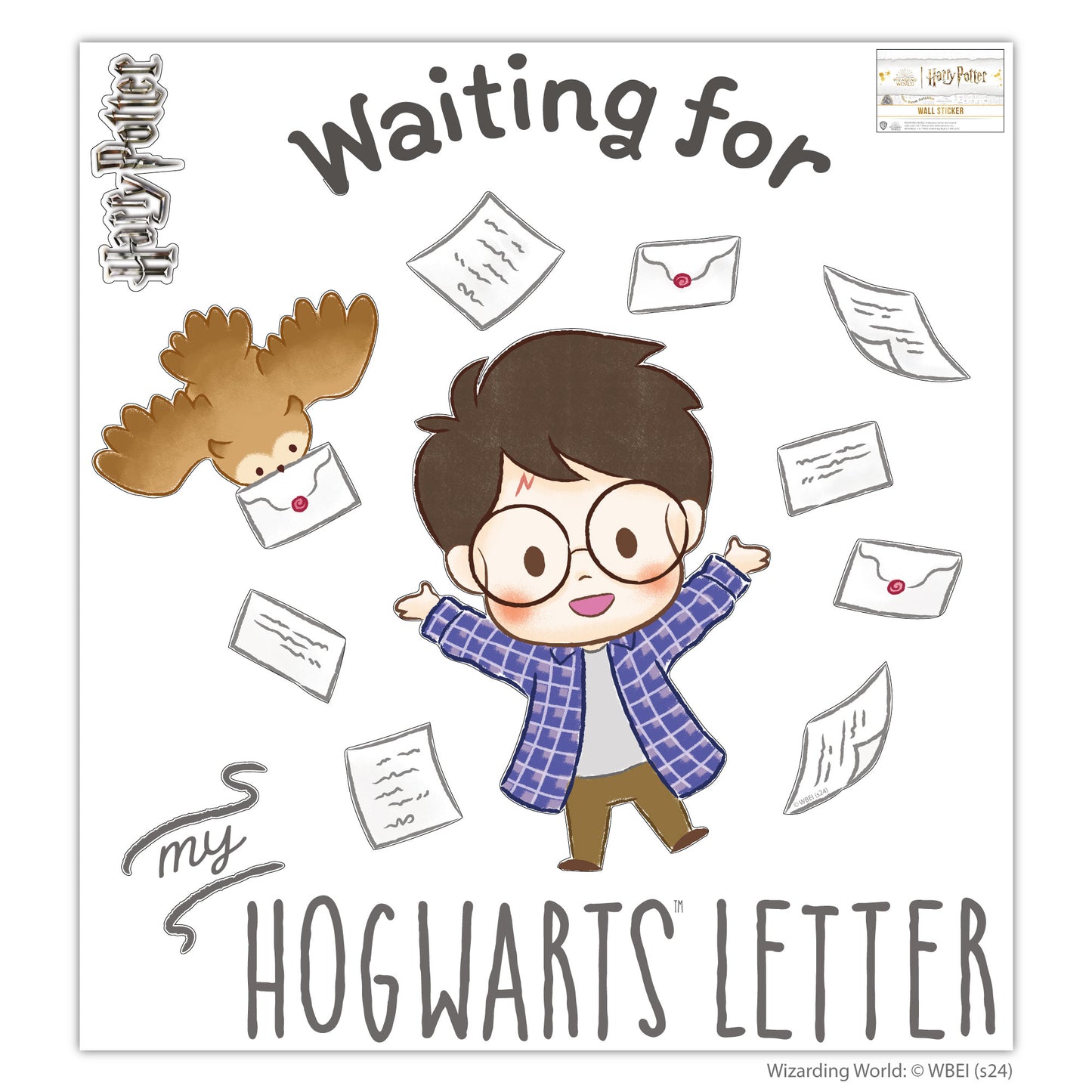 HARRY POTTER Wall Sticker – Waiting For My Hogwarts Letter Wall Decal Wizarding World Art