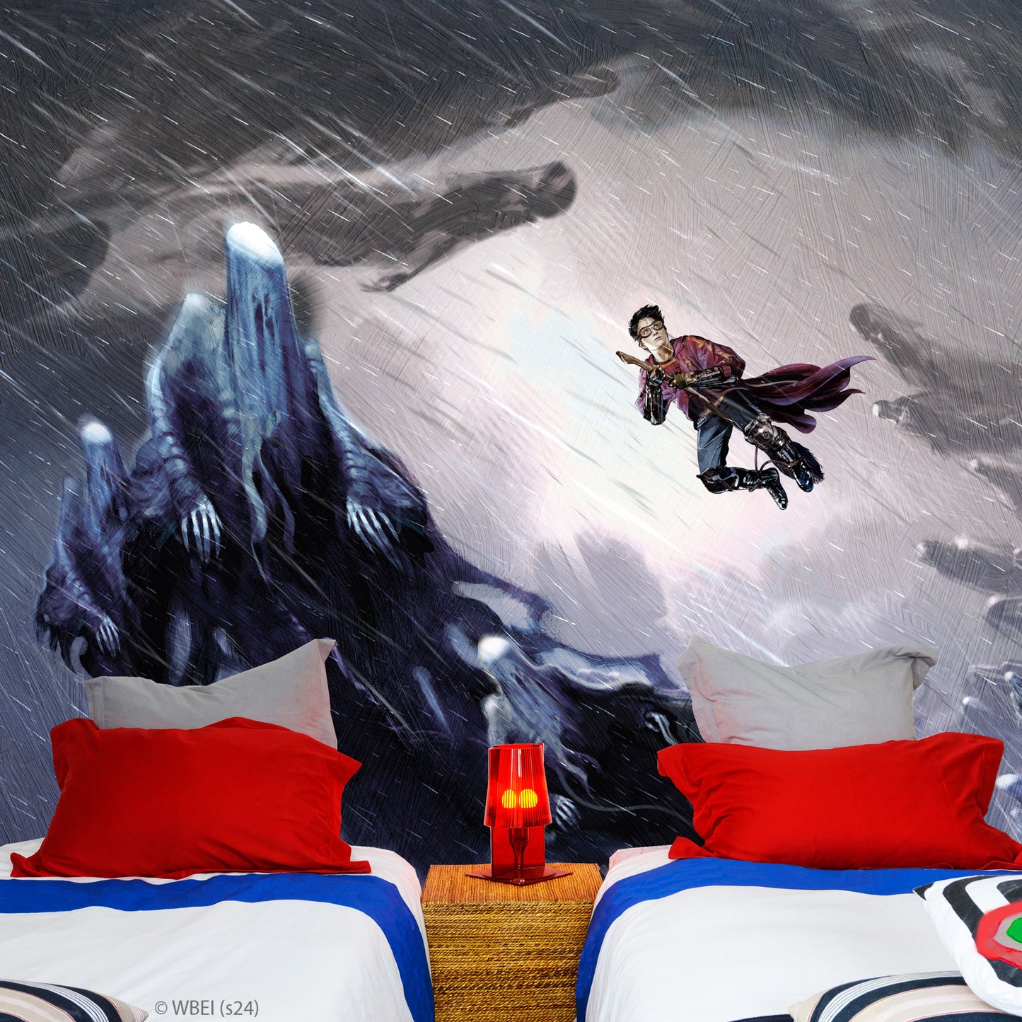 HARRY POTTER Wall Sticker – Watercolour Full Wall Mural Wizarding World Art
