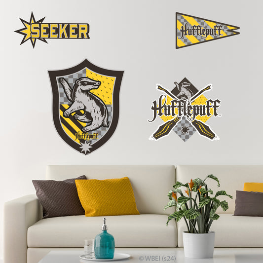 HARRY POTTER Wall Sticker – Hufflepuff House Pride Decal Set Wizarding World Art