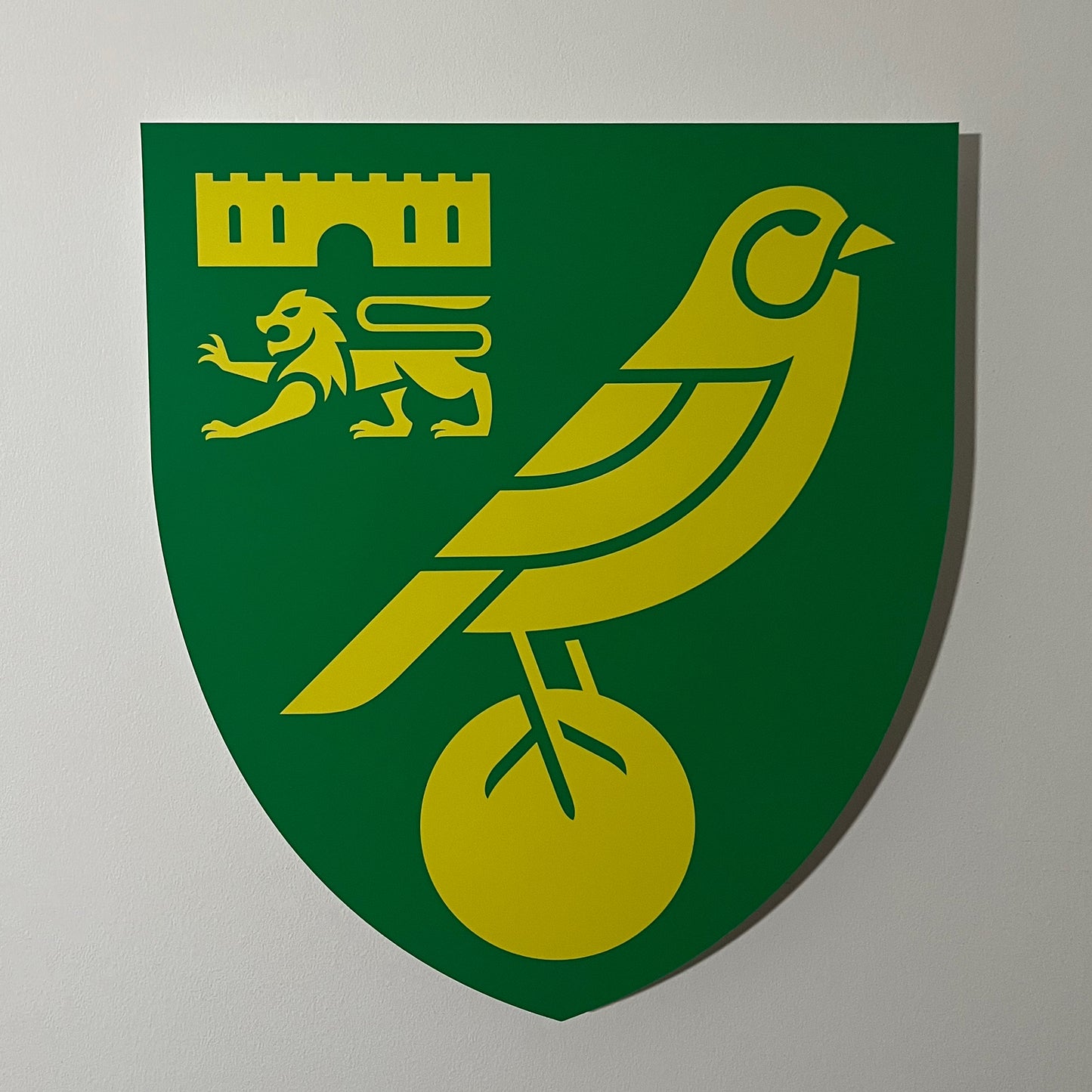 Norwich City FC Crest LED Backlit Wallpop