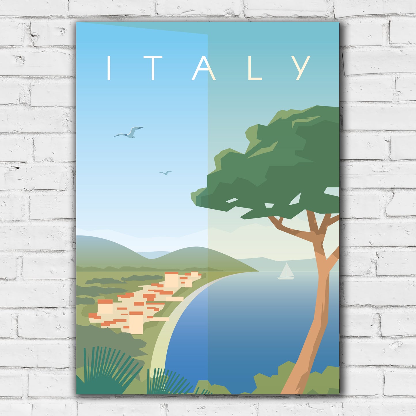 World City Print - Italy Poster Wall Art