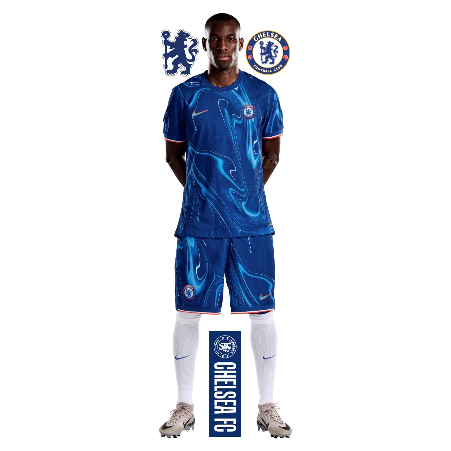 Chelsea FC - Jackson 24/25 Wall Sticker + CFC Decal Set
