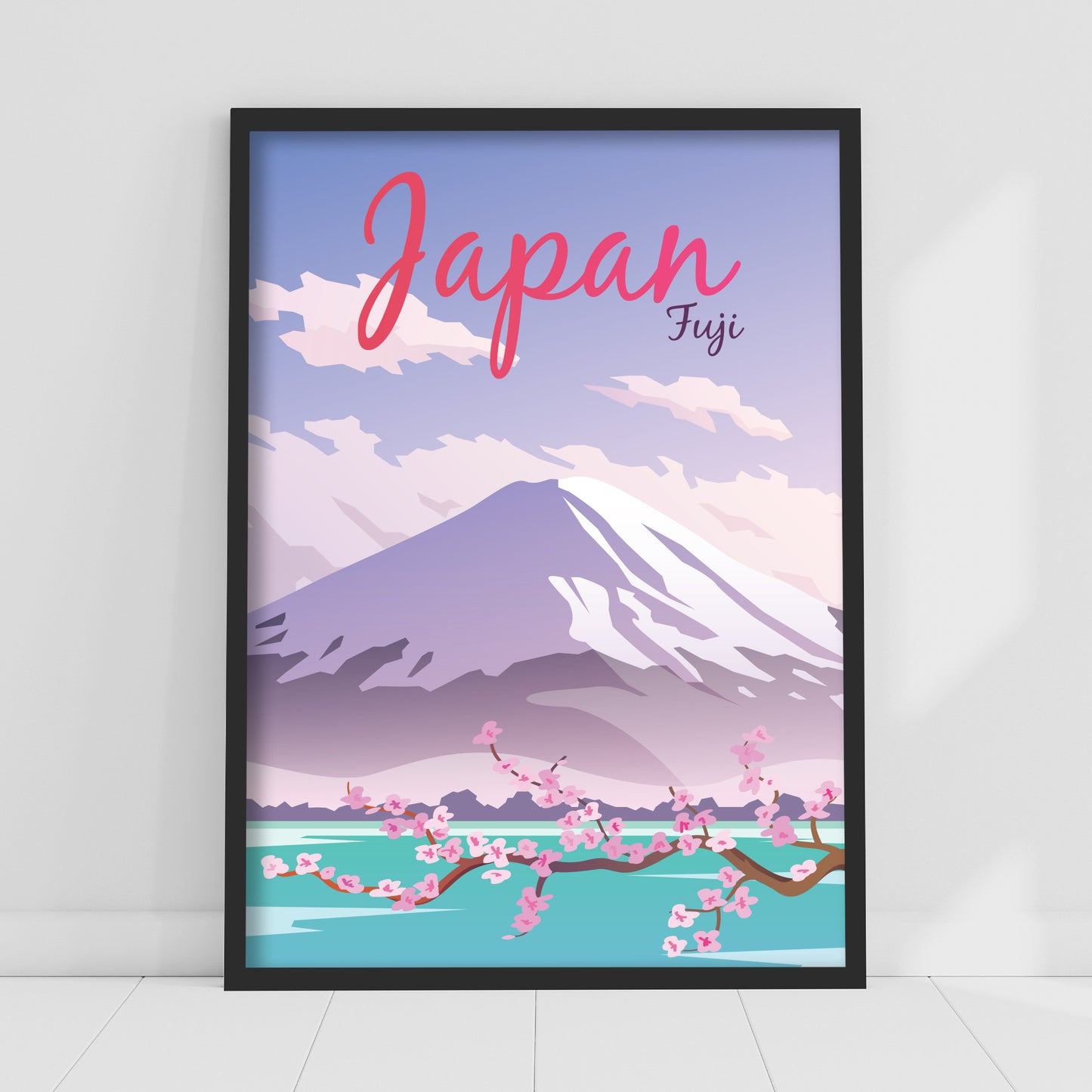 World City Print - Fuji Japan Poster Wall Art