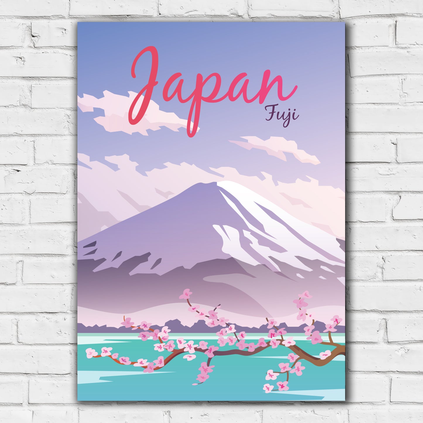 World City Print - Fuji Japan Poster Wall Art