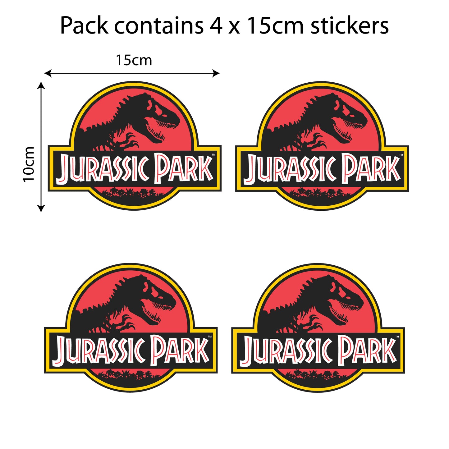 Jurassic Park - Car Sticker Pack