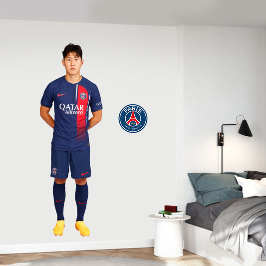 Paris Saint-Germain F.C. Lee Kang-in Player Wall Sticker