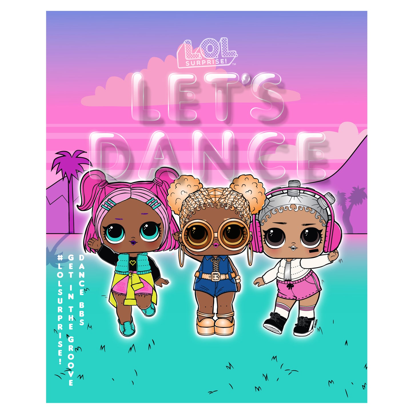 L.O.L Surprise! Let's Dance Wall Sticker