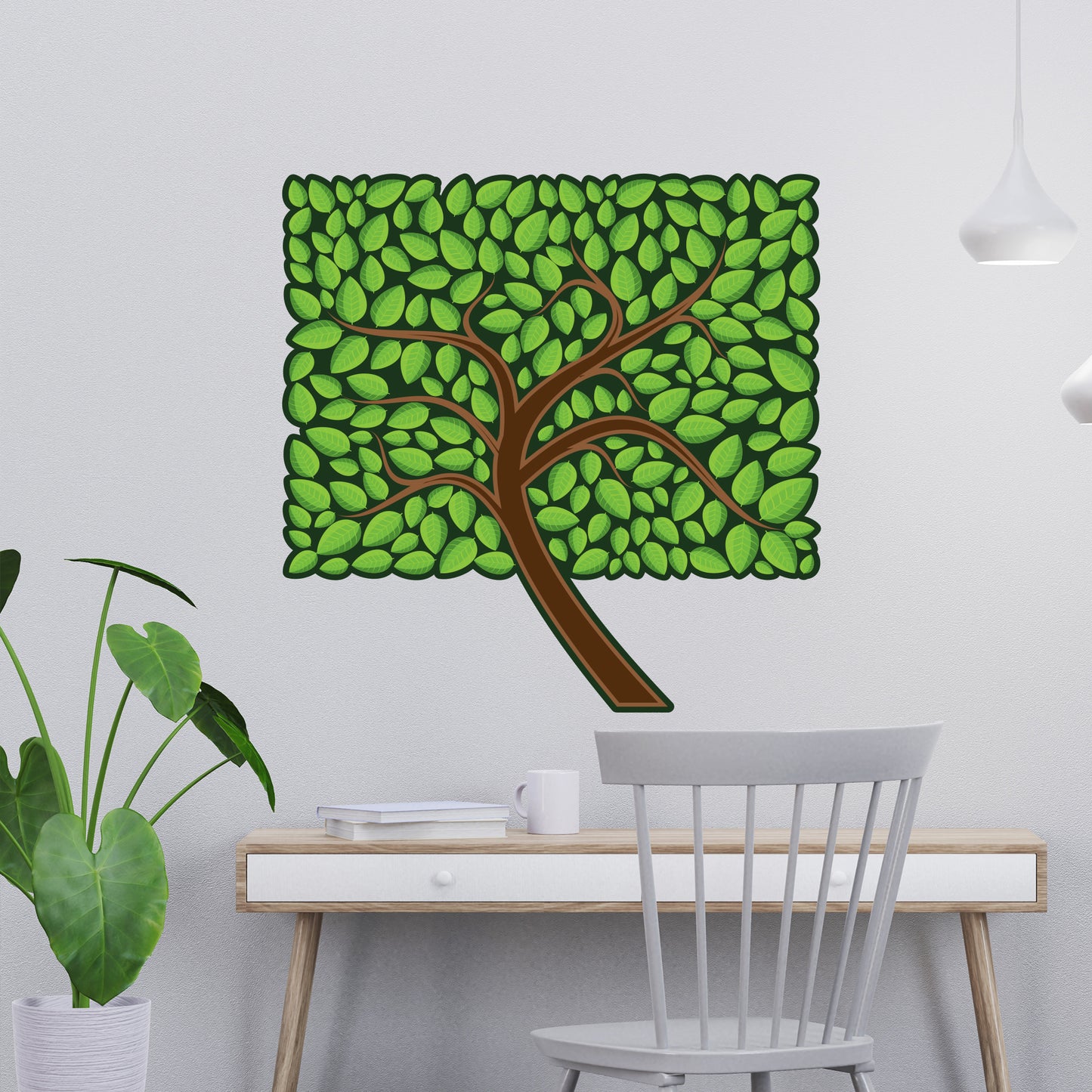Tree Wall Sticker - Leaves on Tree Decal Wall Art