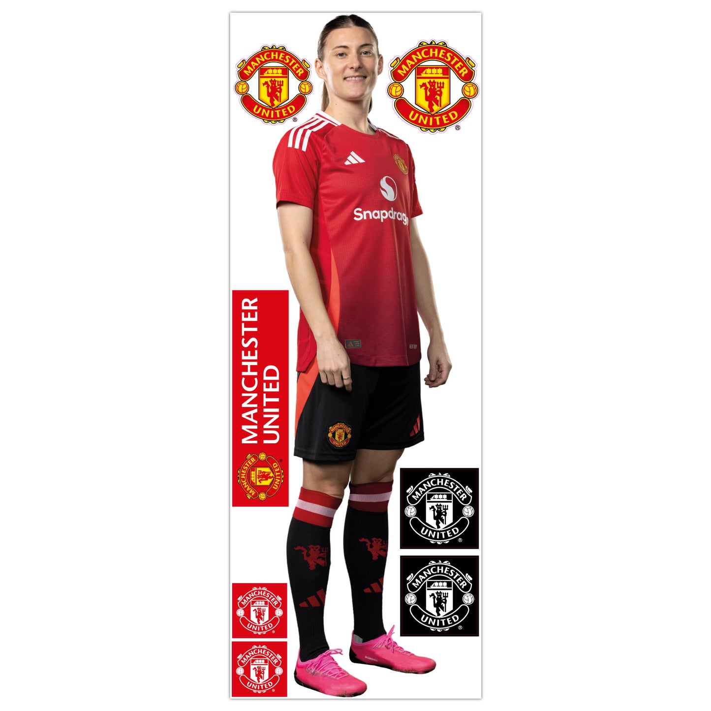 Manchester United FC Wall Sticker - Blundell 24/25 Player Wall Decal