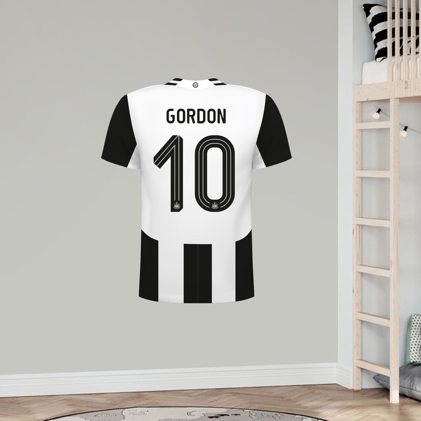 Newcastle United Football Club - Personalised Shirt Wall Sticker