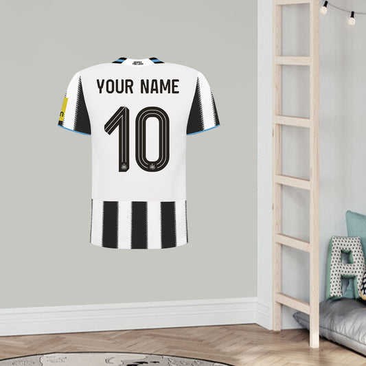 Newcastle United Football Club - Personalised Shirt Wall Sticker