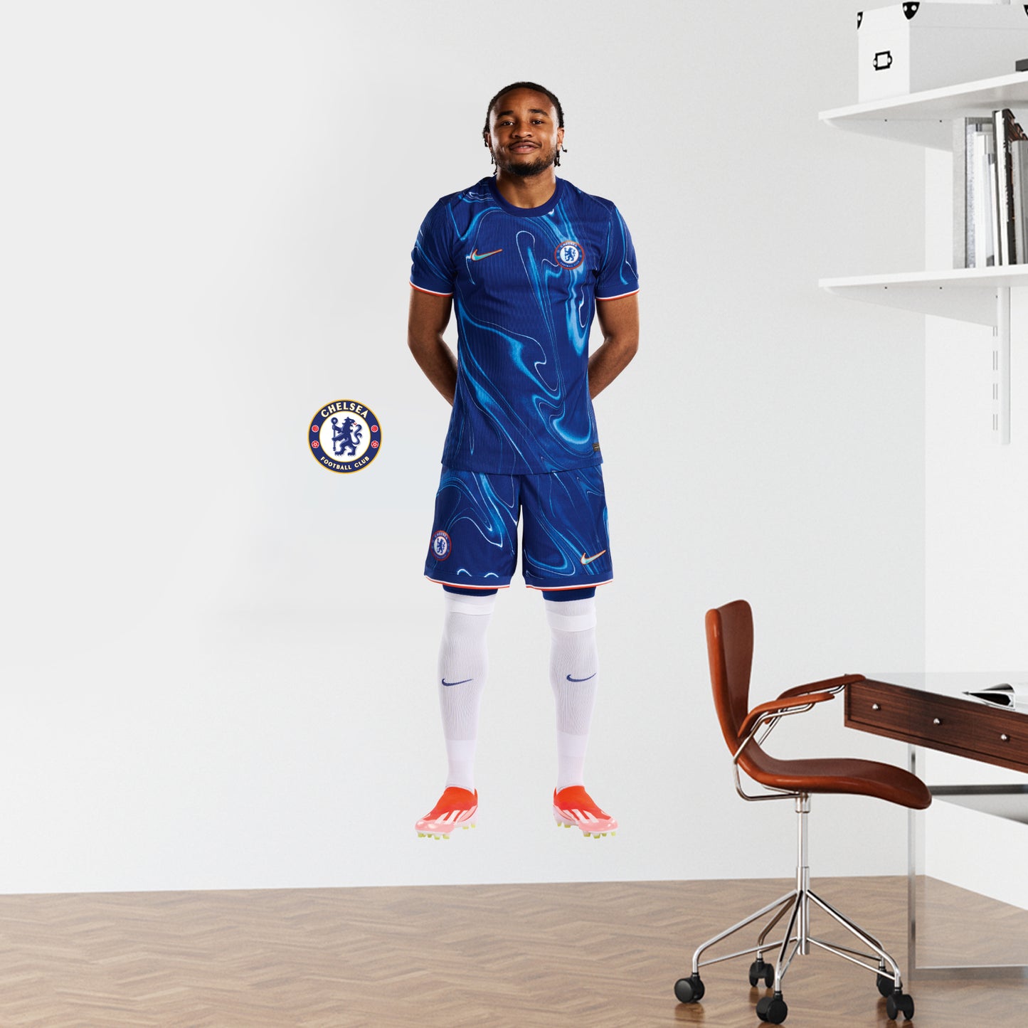 Chelsea FC - Nkunku 24/25 Wall Sticker + CFC Decal Set