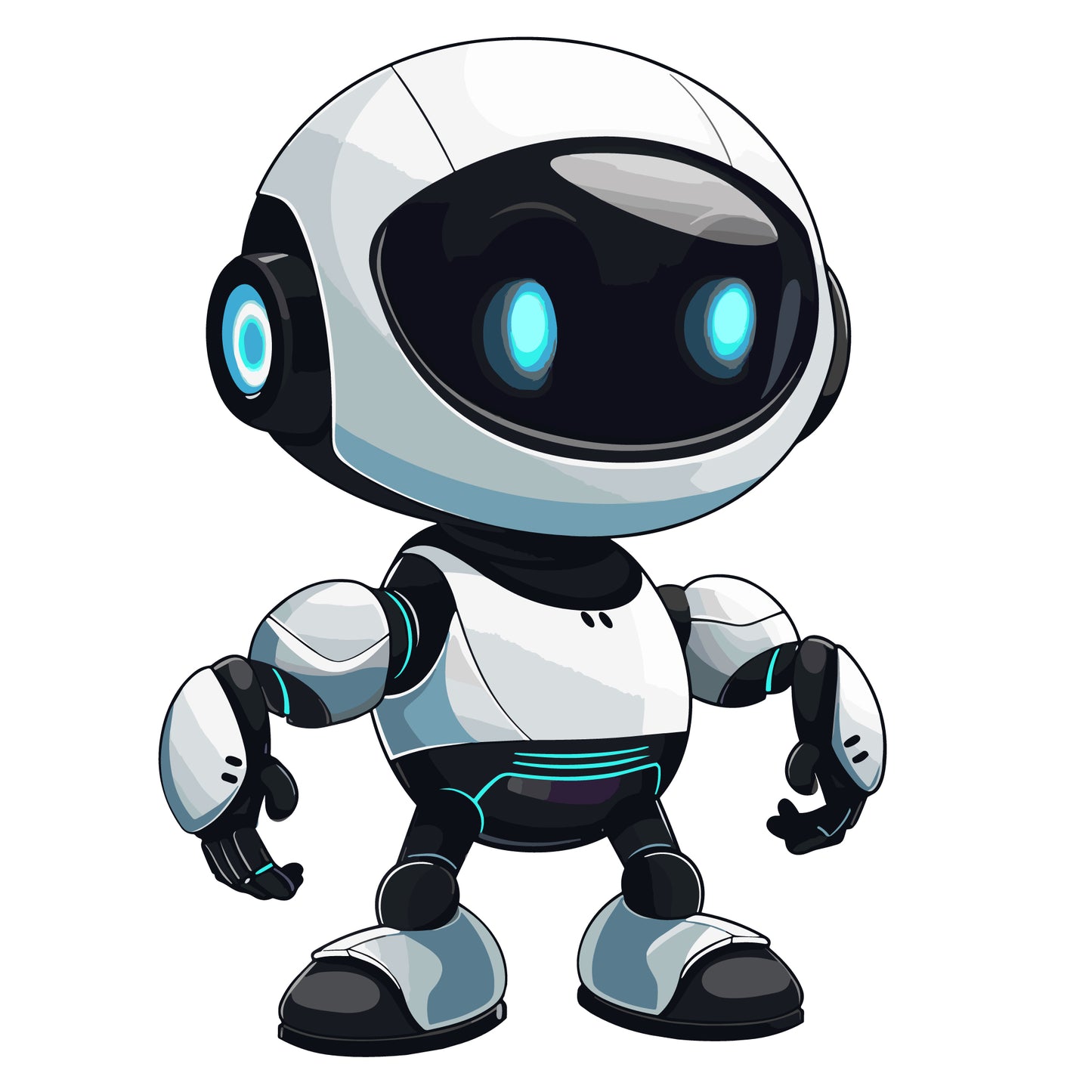 Robot Wall Sticker - One Robot Decal Wall Art