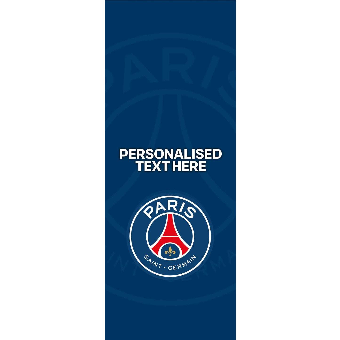 Paris Saint-Germain Wall Sticker - Dart Board Backdrop with Personalised Text PSG Wall Art