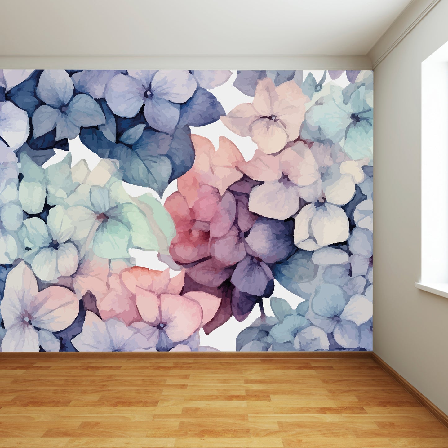 Pastel Petals Full Wall Mural
