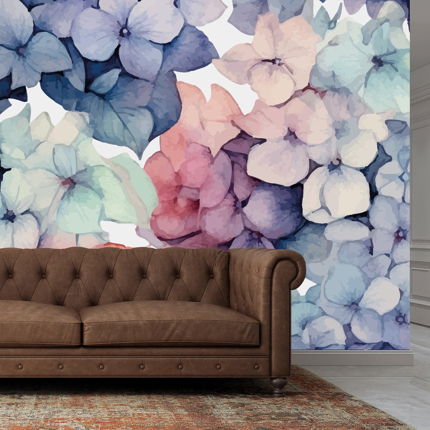 Pastel Petals Full Wall Mural