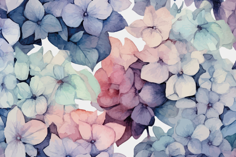 Pastel Petals Full Wall Mural