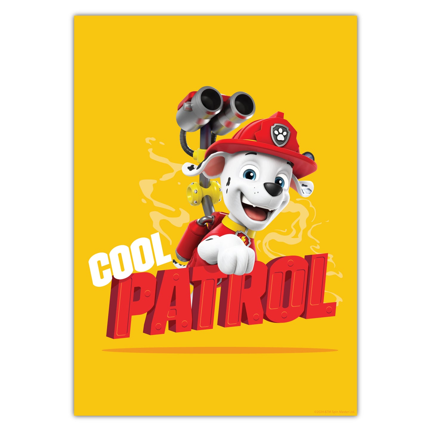 Paw Patrol Print - Marshall Cool Patrol Poster Wall Art