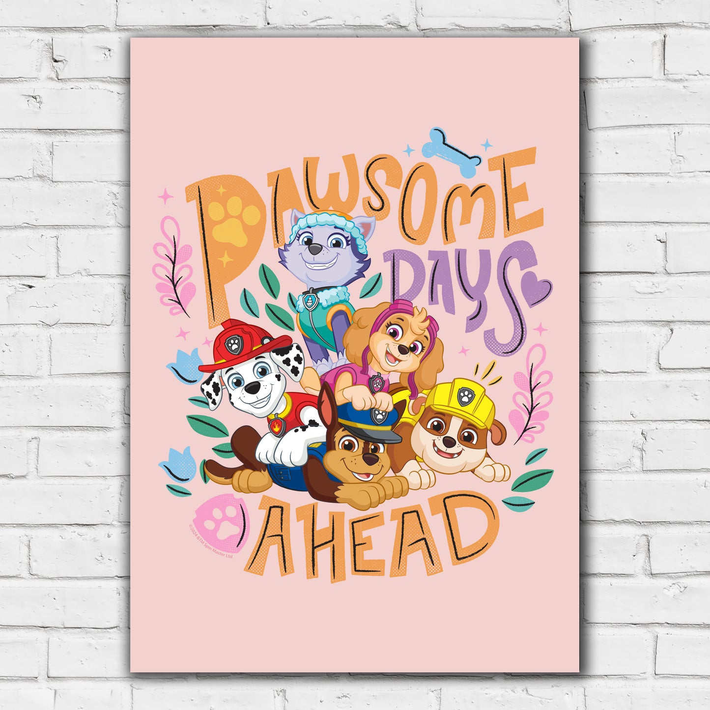 Paw Patrol Print - Pawsome Days Ahead Poster Wall Art
