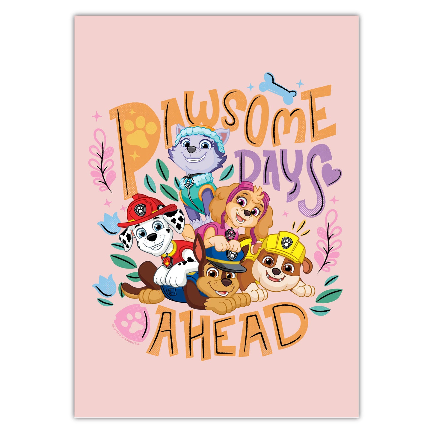 Paw Patrol Print - Pawsome Days Ahead Poster Wall Art