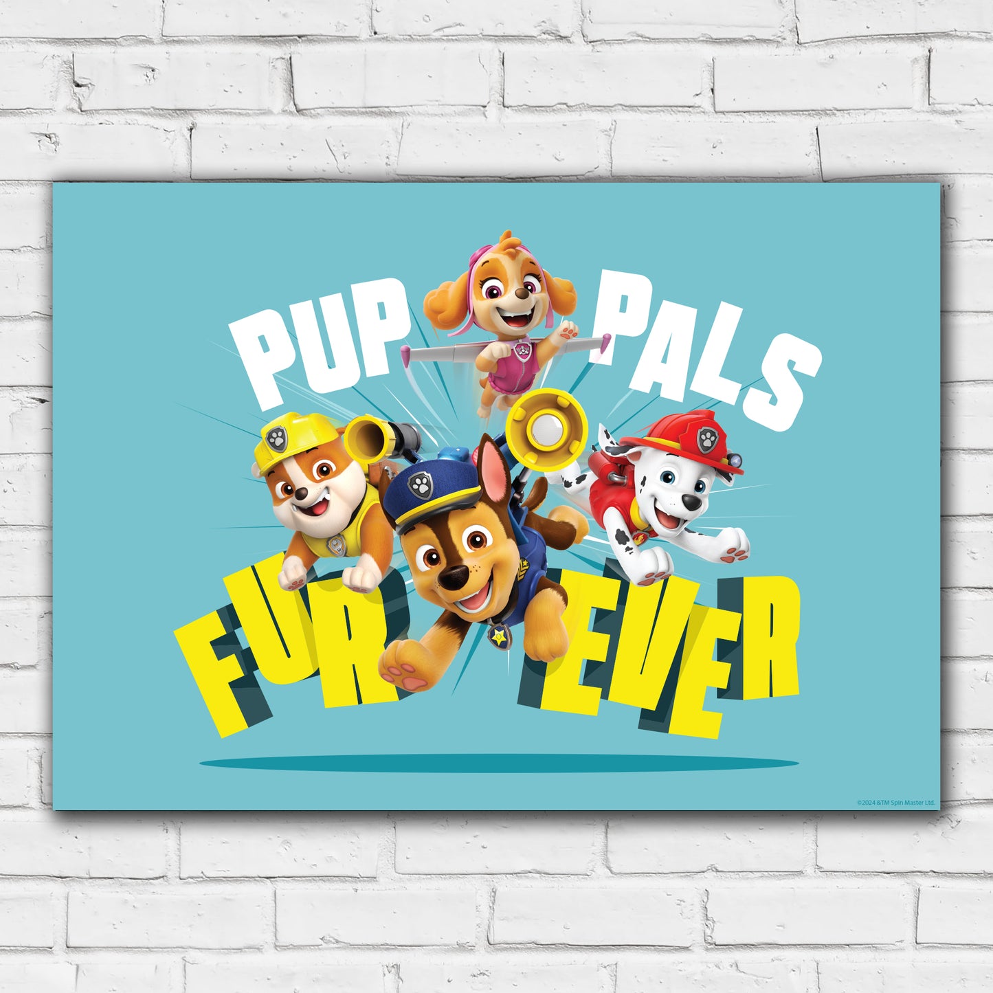 Paw Patrol Print - Pup Pals Fur Ever Poster Wall Art