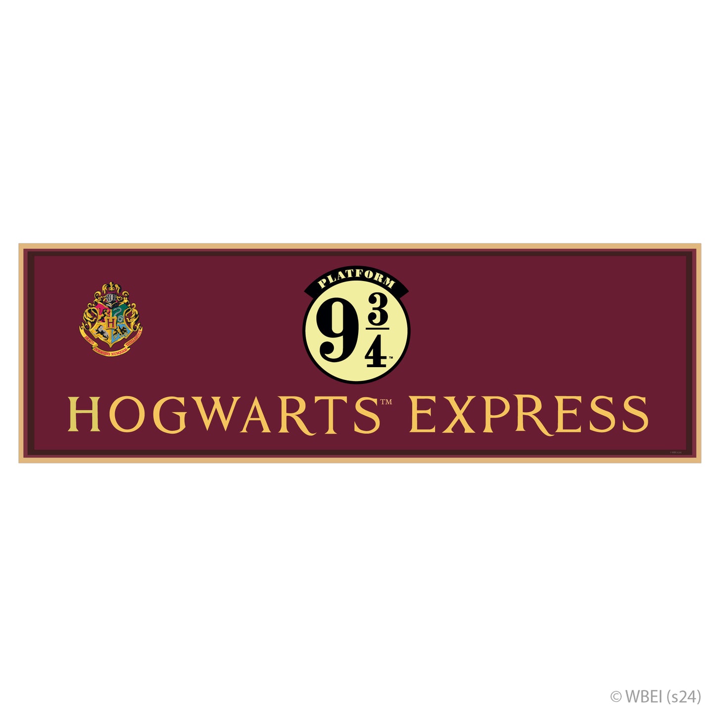 HARRY POTTER Wall Sticker – Platform 9 3/4 Rectangle Sign Wall Decal Wizarding World Art