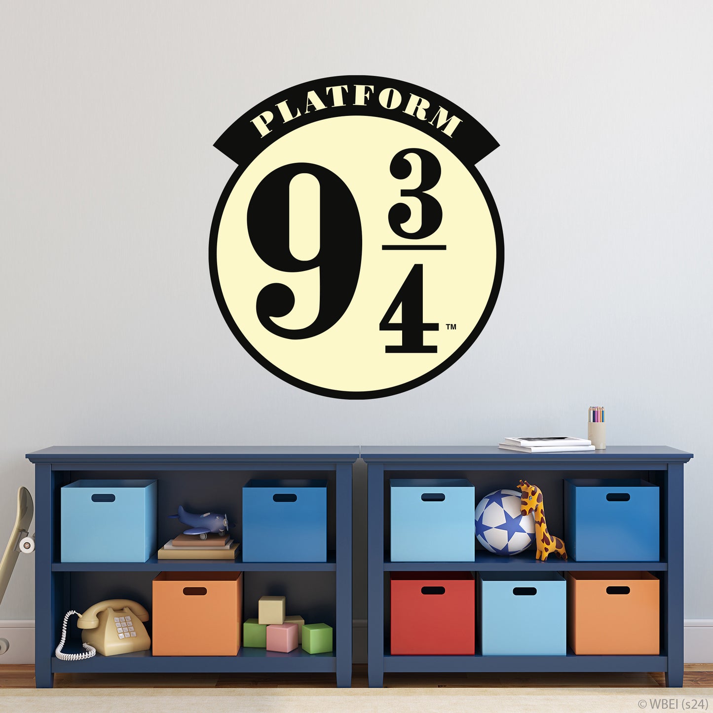 HARRY POTTER Wall Sticker – Platform 9 3/4 Station Sign Wall Decal Wizarding World Art