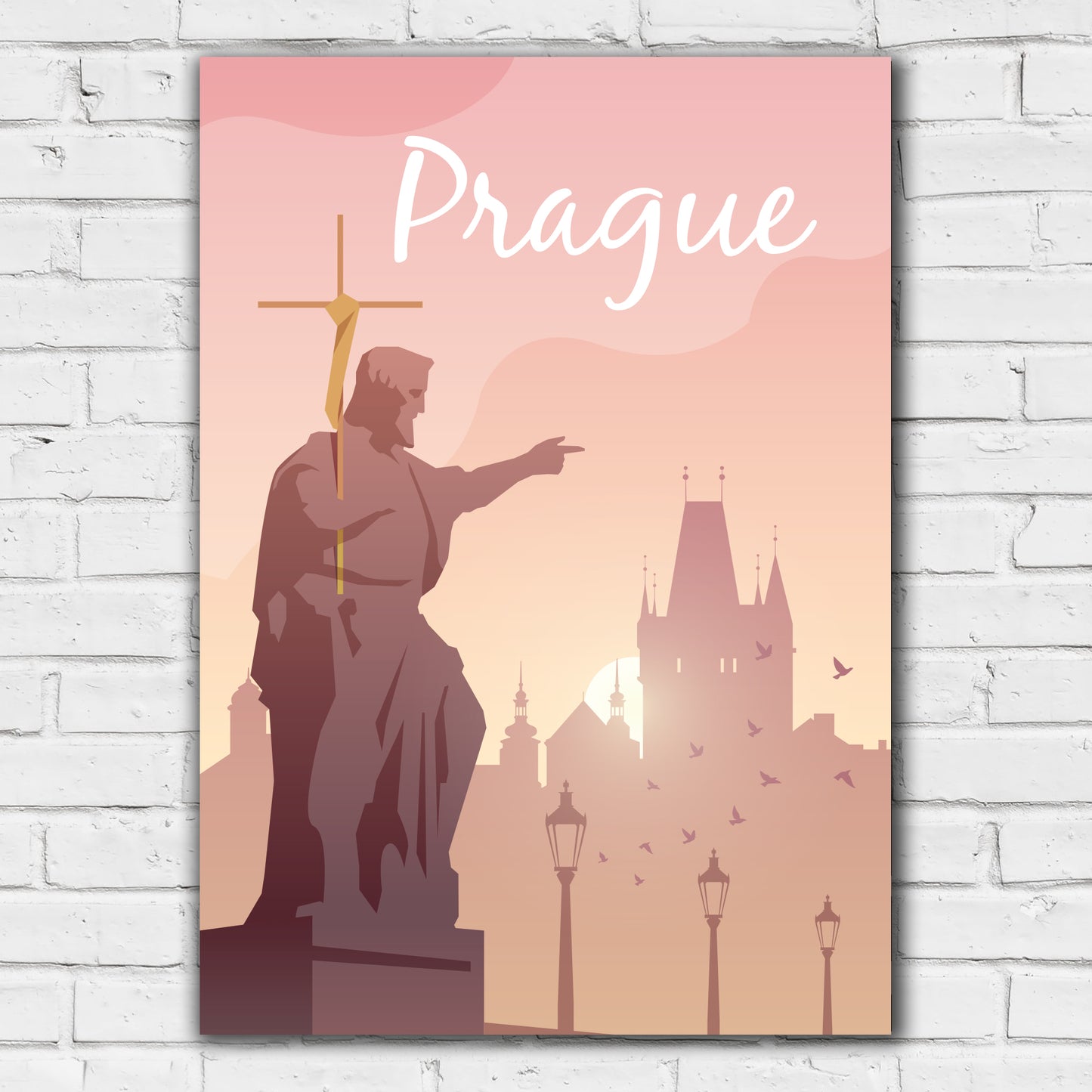 World City Print - Prague Poster Wall Art
