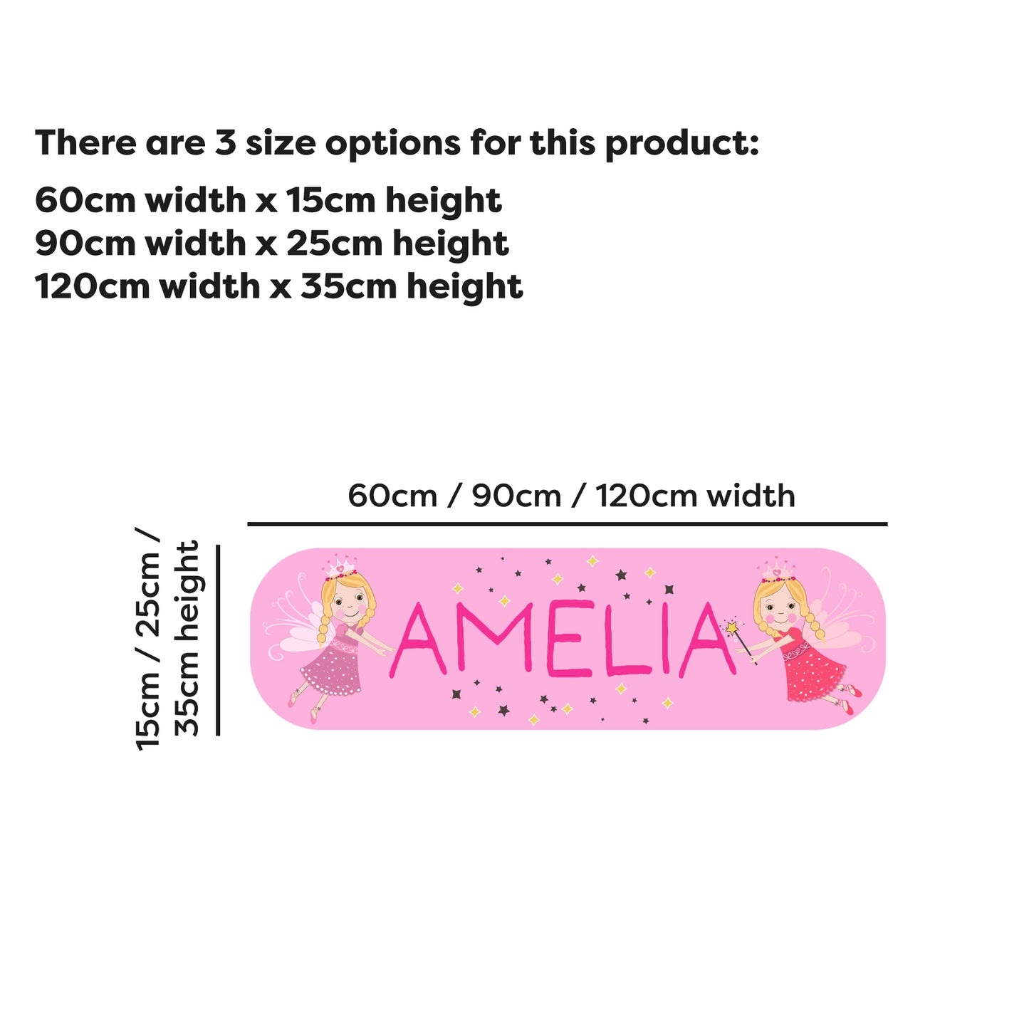 Princess Wall Sticker - Personalised Name Art Decal