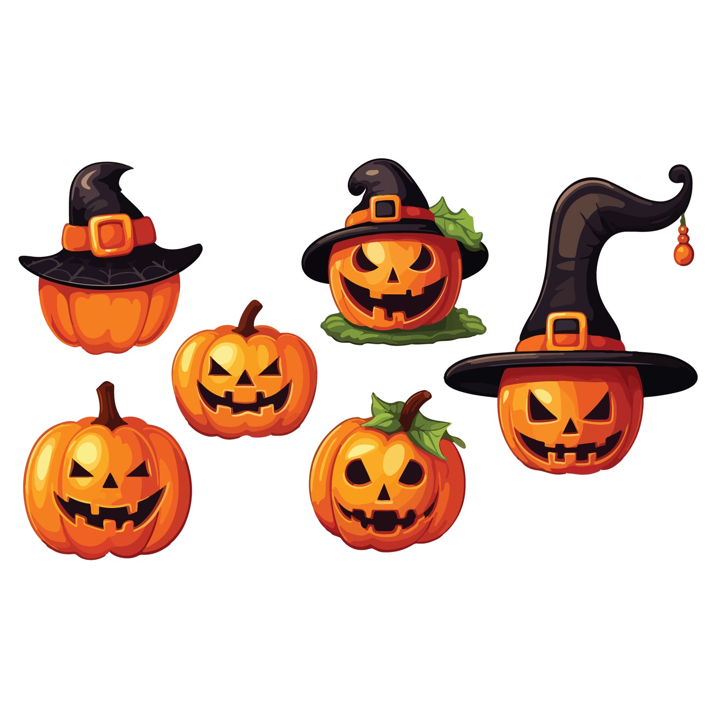 Halloween Wall Sticker - Pumpkins Decal Wall Art
