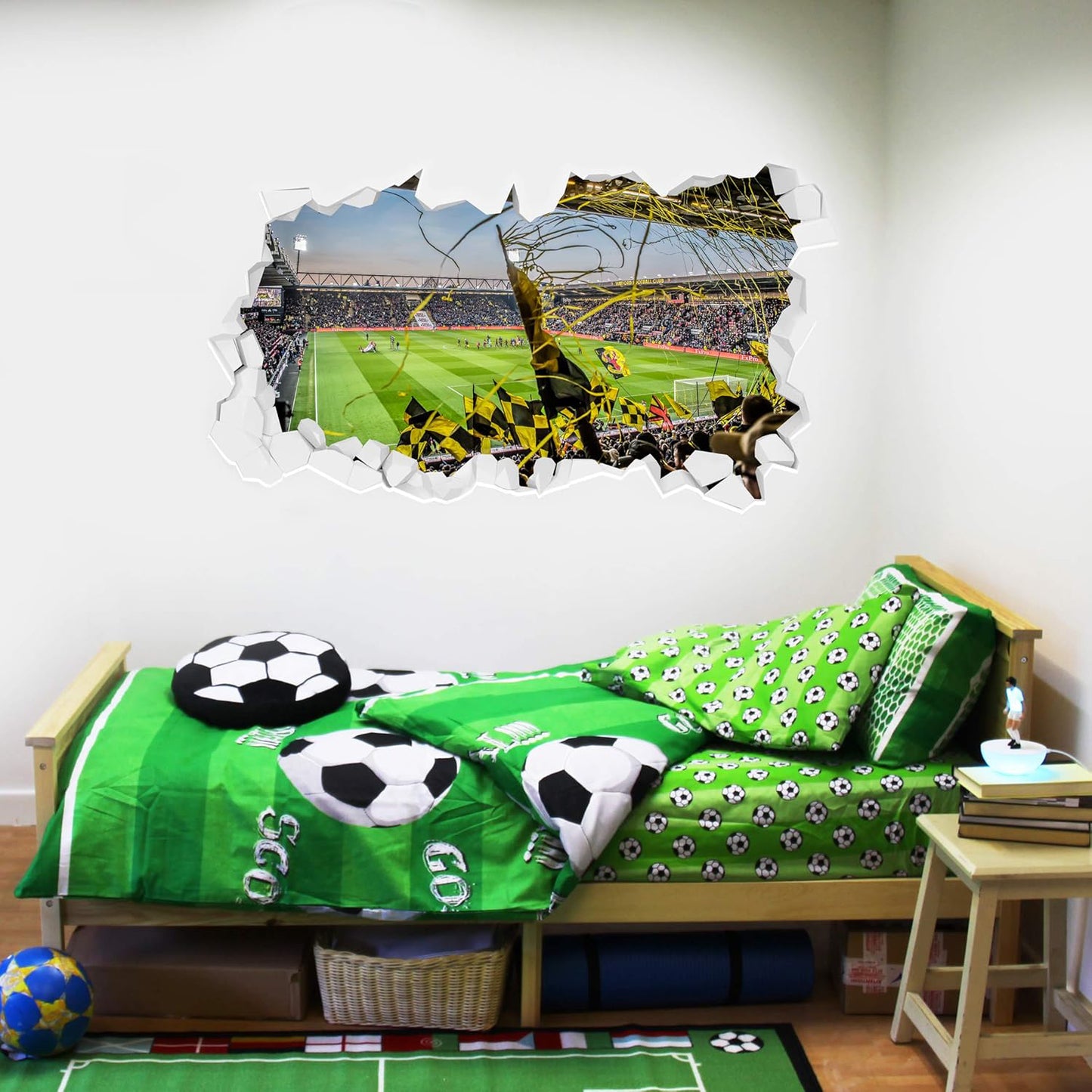 Watford FC - Smashed Vicarage Road Stadium Crowd Wall Sticker