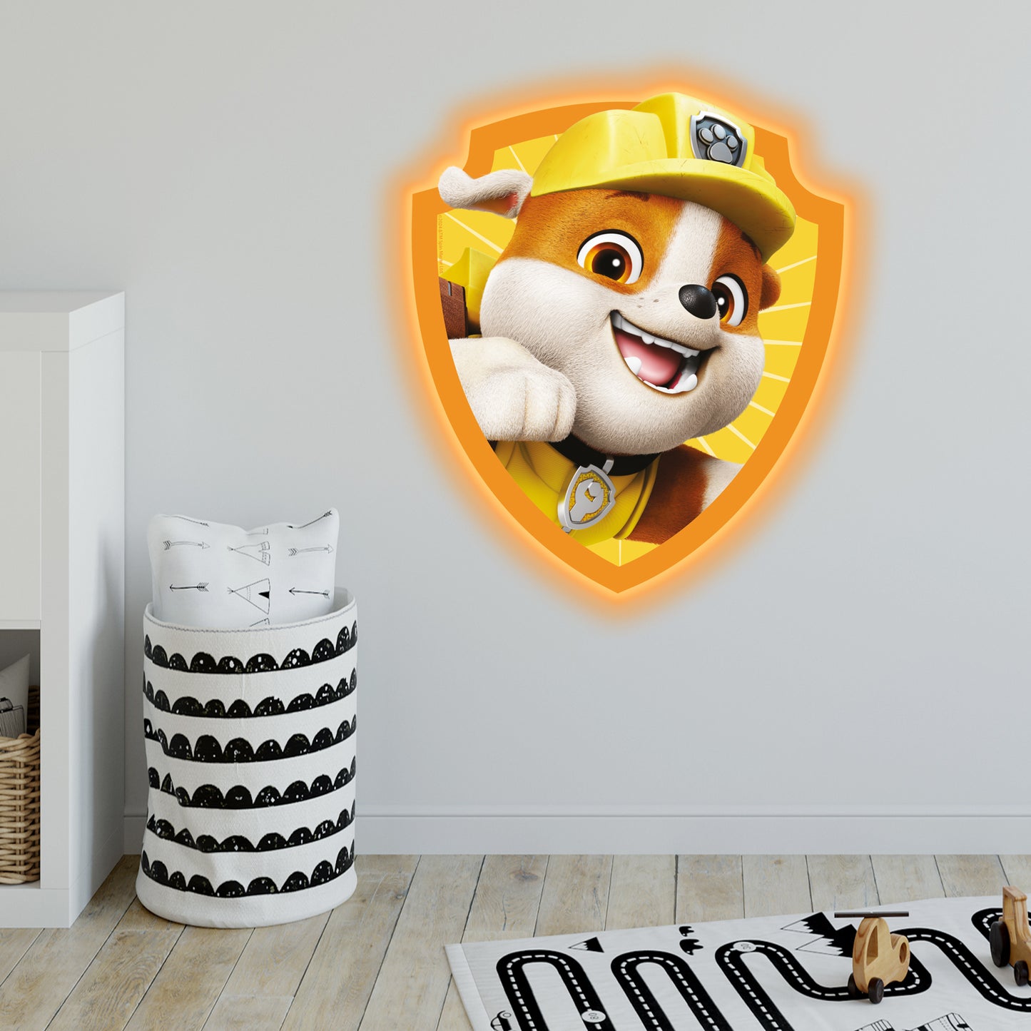 Paw Patrol Rubble LED Backlit Wallpop