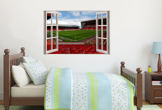 Aberdeen Football Club - Pittodrie Stadium Stand 1 Window View Wall Sticker