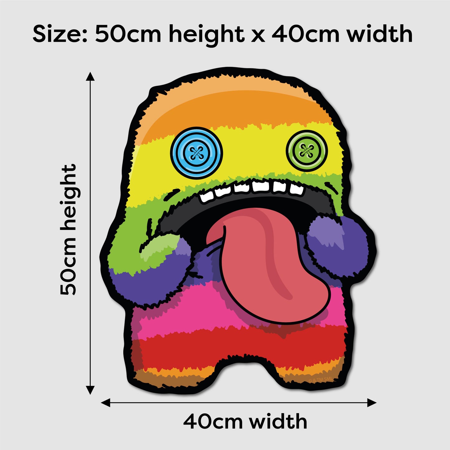 Fuggler Rainbow Oogah Boogah LED Backlit Wallpop