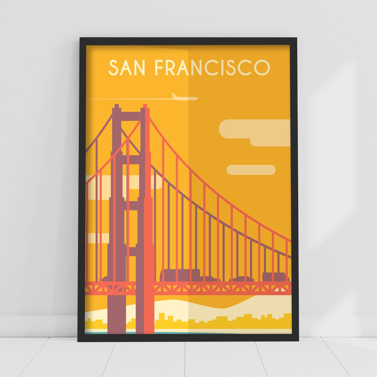 World City Print - San Francisco Poster Wall Art