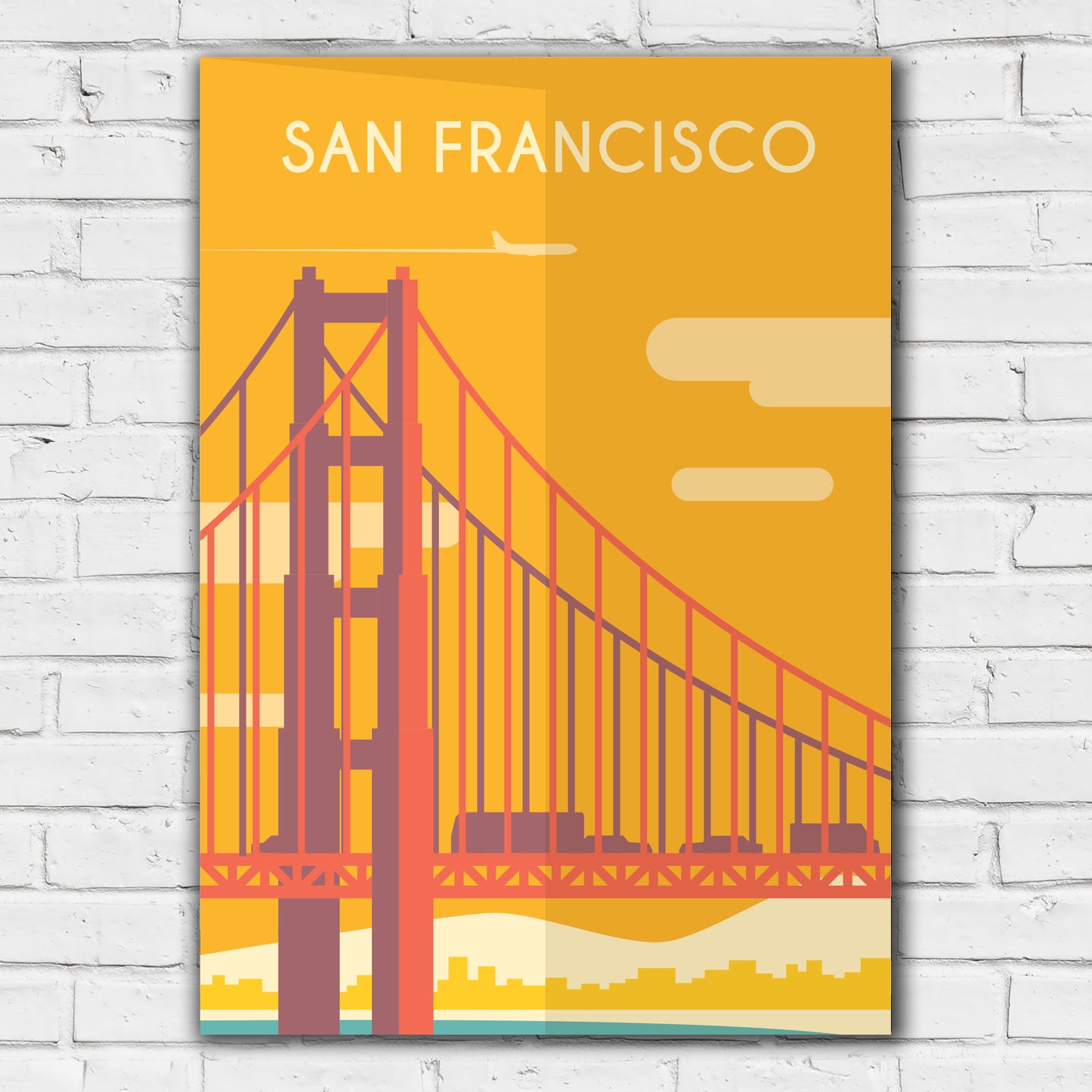 World City Print - San Francisco Poster Wall Art